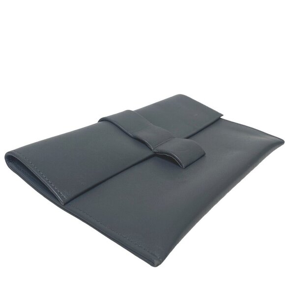 Heidi Sturgess Clutch Bag Gray Leather - Picture 5 of 11